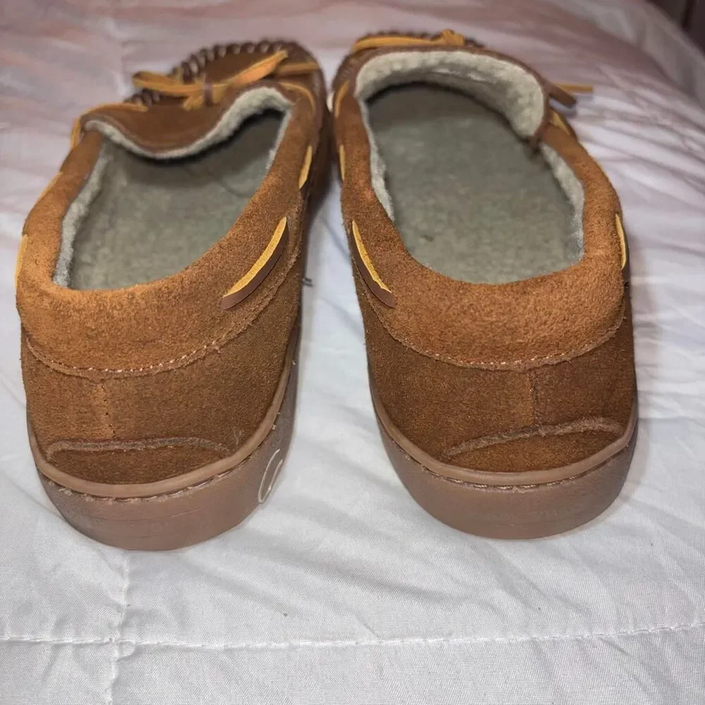 Minnetonka Men's Brown and Tan Loafers